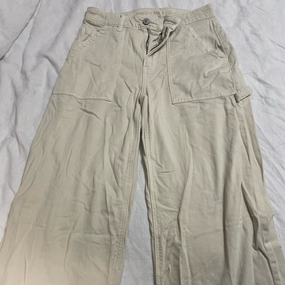American Eagle Outfitters Men's Light Tan Cargo Pants